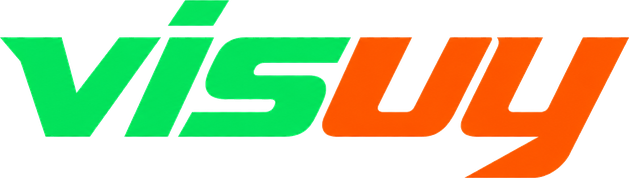 Logo visuy platform hiburan online Indonesia